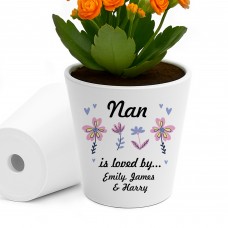 Personalised Nan Gifts For Birthday Christmas Plant Pot Nan