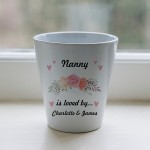 Personalised Nanny Gifts For Birthday Christmas Plant Pot