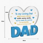 Thank You Gifts For Dad Christmas Birthday Gifts Acrylic Plaque