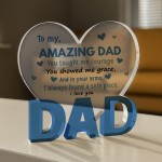 Gifts For Dad Birthday Gifts Acrylic Plaque AMAZING DAD Gift