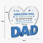 Gifts For Dad Birthday Gifts Acrylic Plaque AMAZING DAD Gift