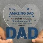 Gifts For Dad Birthday Gifts Acrylic Plaque AMAZING DAD Gift