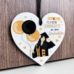 Graduation Gift For Granddaughter Acrylic Heart Plaque Graduate Graduation Gift For Granddaughter Acrylic Heart Plaque Graduate