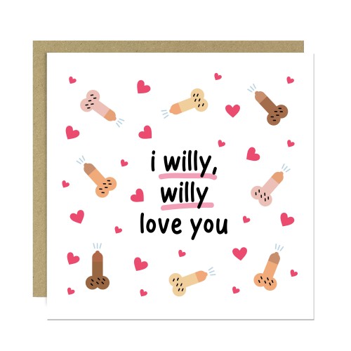 Funny Rude Anniversary Card For Wife Girlfriend Kraft Envelope