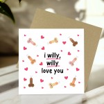 Funny Rude Anniversary Card For Wife Girlfriend Kraft Envelope