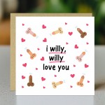 Funny Rude Anniversary Card For Wife Girlfriend Kraft Envelope