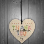 Personalised Thank You Gifts Wooden Heart Appreciation Gift Personalised Thank You Gifts Wooden Heart Appreciation Gift