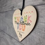 Personalised Thank You Gifts Wooden Heart Appreciation Gift Personalised Thank You Gifts Wooden Heart Appreciation Gift