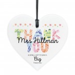 Personalised Thank You Gift Acrylic Heart Plaque Appreciation Personalised Thank You Gift Acrylic Heart Plaque Appreciation