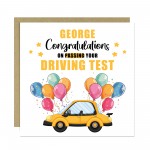 Personalised Congratulations On Passing Your Driving Test Card