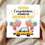 Personalised Congratulations On Passing Your Driving Test Card