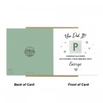 Personalised Driving Test Card Congratulations Card Passed Test