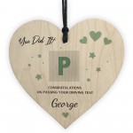Personalised Passed Driving Test Congratulations Hanging Plaque Personalised Passed Driving Test Congratulations Hanging Plaque
