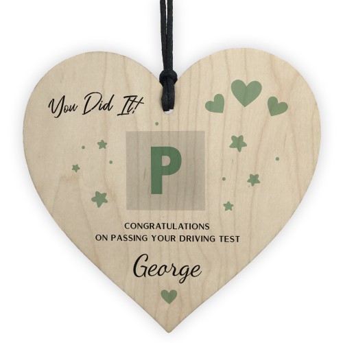 Personalised Passed Driving Test Congratulations Hanging Plaque Personalised Passed Driving Test Congratulations Hanging Plaque