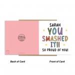 Personalised So Proud of You Card Passed GCSEs A-Levels Results 