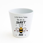 To My Nursery Teacher Thank You Gifts For Teacher Plant Pot