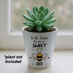 To My Teacher Thank You Gifts For Teacher Plant Pot 10cm x 9cm