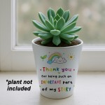 Thank You Gift Set For Teachers Teaching Plant Pot and Card