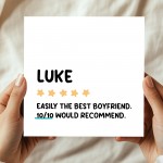 Funny Card For Boyfriend For Birthday Anniversary Personalised