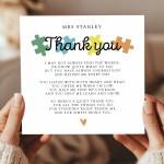 Special Thank You Card For Teacher Personalised Teacher Card