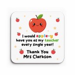 Personalised Cute Teacher Gift Appley Have You As My Teacher Personalised Cute Teacher Gift Appley Have You As My Teacher