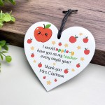 Funny Thank You Gift For Teacher Personalised Acrylic Heart Funny Thank You Gift For Teacher Personalised Acrylic Heart