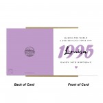 Personalised 30th Birthday Card For Mum Auntie Sister Friend