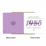 Personalised 40th Birthday Card For Mum Auntie Sister Friend