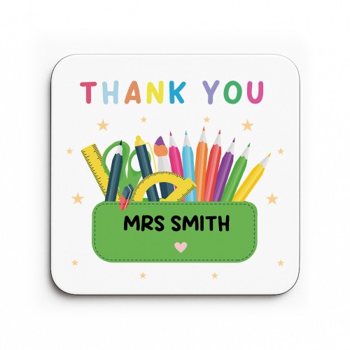 Thank You Gift For Teachers Tea Coffee Coaster Teacher Leaving Thank You Gift For Teachers Tea Coffee Coaster Teacher Leaving