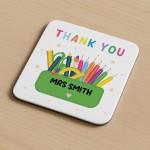 Thank You Gift For Teachers Tea Coffee Coaster Teacher Leaving Thank You Gift For Teachers Tea Coffee Coaster Teacher Leaving