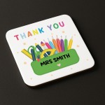 Thank You Gift For Teachers Tea Coffee Coaster Teacher Leaving Thank You Gift For Teachers Tea Coffee Coaster Teacher Leaving