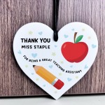 Thank You For Being A Great Teaching Assistant Personalised Thank You For Being A Great Teaching Assistant Personalised