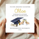 Personalised Graduation Card For Daughter From Mum and Dad