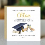 Personalised Graduation Card For Daughter From Mum and Dad