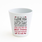 Romantic Gift For Boyfriend Girlfriend Husband Wife Plant Pot