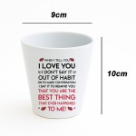 Romantic Gift For Boyfriend Girlfriend Husband Wife Plant Pot