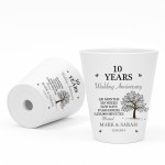Personalised 10th Anniversary Gift Husband Wife Wedding Plant Po