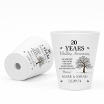 Personalised 20th Anniversary Gift Husband Wife Plant Pot