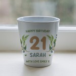 Personalised Happy 21st Birthday Gift For Mum Sister Auntie