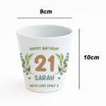 Personalised Happy 21st Birthday Gift For Mum Sister Auntie