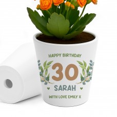 Personalised Happy 30th Birthday Gift For Mum Sister Auntie