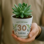 Personalised Happy 30th Birthday Gift For Mum Sister Auntie