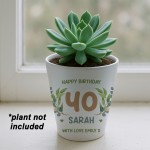 Personalised Happy 40th Birthday Gift For Mum Sister Auntie