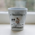 Personalised 10th Anniversary Gift Husband Wife Girlfriend