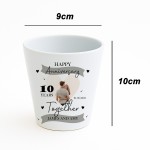 Personalised 10th Anniversary Gift Husband Wife Girlfriend