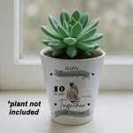 Personalised 10th Anniversary Gift Husband Wife Girlfriend