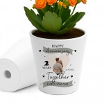 Personalised 2nd Anniversary Gift Husband Wife Girlfriend