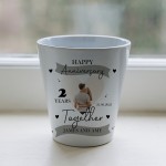 Personalised 2nd Anniversary Gift Husband Wife Girlfriend