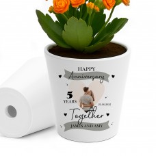 Personalised 5th Anniversary Gift Husband Wife Girlfriend