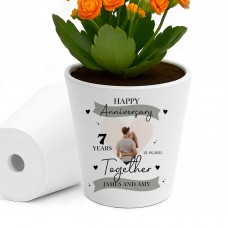 Personalised 7th Anniversary Gift Husband Wife Girlfriend